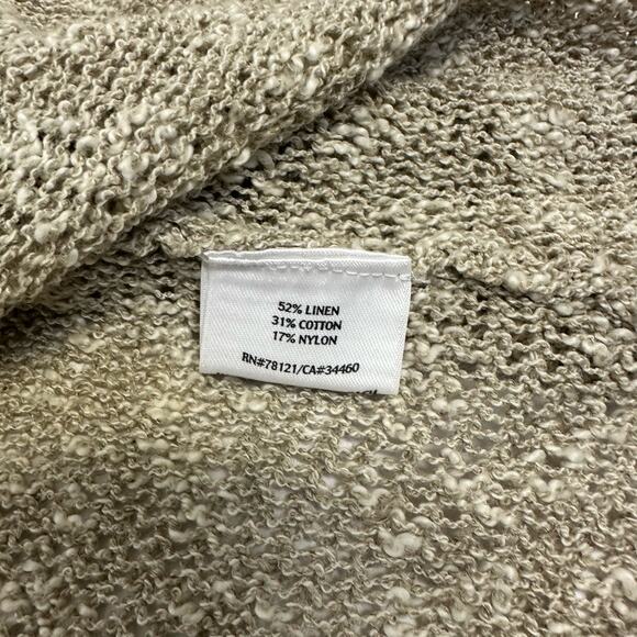 Eileen Fisher Open Knit Cardigan - Size M - Picture 7 of 8